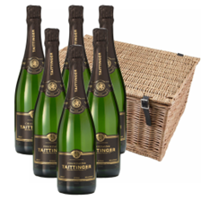 Buy & Send Taittinger Brut Vintage 2014 Champagne 75cl Case of 6 Hamper