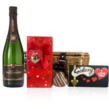 Buy & Send Taittinger Brut Vintage 2015 Champagne 75cl And Chocolate Love You hamper