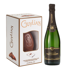 Buy & Send Taittinger Brut Vintage 2015 Champagne 75cl And Guylian Chocolate Easter Egg 285g