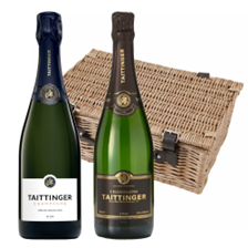 Buy & Send Taittinger Brut Vintage and Prelude Grand Crus Twin Hamper (2x75cl)