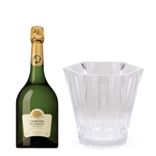 Buy & Send Taittinger Comtes de Grand Crus Champagne 2011 75cl And Branded Ice Bucket Set