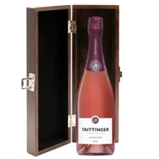 Buy & Send Taittinger Nocturne Rose Sec Champagne 75cl in Elm Wood Gift Box