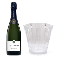 Buy & Send Taittinger Prelude Grands Crus 75cl And Branded Ice Bucket Set
