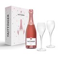 Buy & Send Taittinger Prestige Rose Champagne & Twin Flutes Gift Set 75cl