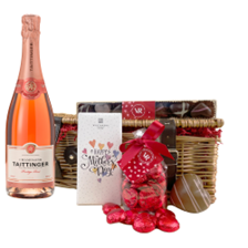 Buy & Send Taittinger Rose Champagne 75cl And Chocolate Mothers Day Hamper