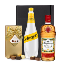 Buy & Send Tanqueray Flor De Sevilla Gin 70cl with Tonic Mixer Gift Box