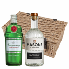 Buy & Send Tanqueray Gin & Masons Gin Twin Hamper (2x70cl)