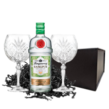 Buy & Send Tanqueray Rangpur Gin 70cl And Melodia Copa Glass Gift Set