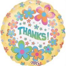 Buy & Send Thanks Helium Balloon