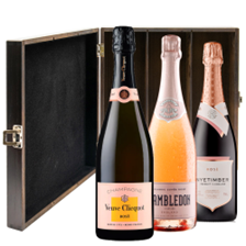 Buy & Send The Anglo-French Rose Collection Treble Luxury Gift Boxed Champagne