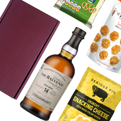 Buy & Send The Balvenie The Week of Peat 14 year old Whisky Nibbles Hamper