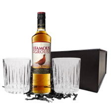 Buy & Send The Famous Grouse Blended Scotch Whisky 70cl And Nouveau Tumblers Gift Set