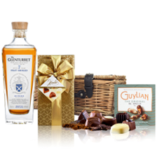 Buy & Send The Glenturret 7 Year Old Peat Smoked Single Malt Whisky 70cl And Chocolates Hamper