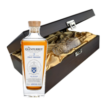 Buy & Send The Glenturret 7 Year Old Peat Smoked Single Malt Whisky 70cl In Luxury Box With Royal Scot Glass