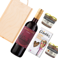 Buy & Send The Home Farm Shiraz 75cl Red Wine And Pate Gift Box