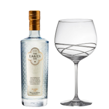 Buy & Send The Lakes Gin 70cl And Single Gin and Tonic Skye Copa Glass