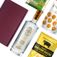 Buy & Send The Lakes Gin 70cl Nibbles Hamper