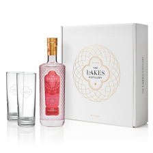 Buy & Send The Lakes Pink Gin Gift Pack with Glasses
