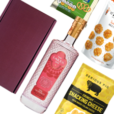 Buy & Send The Lakes Pink Grapefruit Gin 70cl Nibbles Hamper