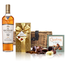 Buy & Send The Macallan Double Cask 12 YO Whisky And Chocolates Hamper