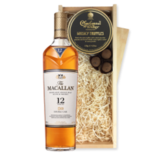 Buy & Send The Macallan Double Cask 12 YO Whisky And Whisky Charbonnel Truffles Chocolate Box