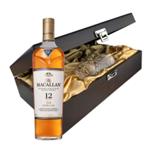 Buy & Send The Macallan Double Cask 12 YO Whisky In Luxury Box With Royal Scot Glass