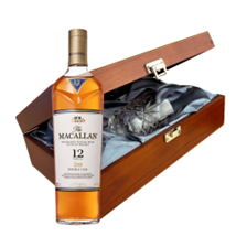 Buy & Send The Macallan Double Cask 12 YO Whisky In Luxury Box With Royal Scot Glass