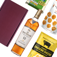 Buy & Send The Macallan Double Cask 12 YO Whisky Nibbles Hamper