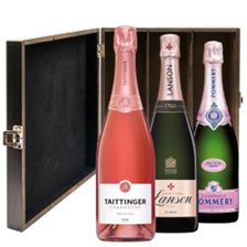 Buy & Send The Rose Champagne Collection Treble Luxury Gift Boxed Champagne