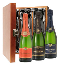 Buy & Send The Taittinger Cru Collection Treble Luxury Gift Boxed Champagne