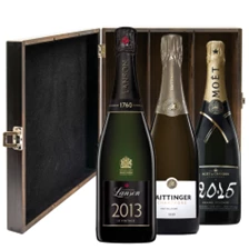 Buy & Send The Vintage Collection Treble Elm Wood Gift Boxed (3x75cl)