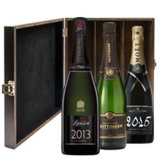 Buy & Send The Vintage Collection Treble Elm Wood Gift Boxed (3x75cl)