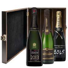 Buy & Send The Vintage Collection Treble Luxury Gift Boxed Champagne