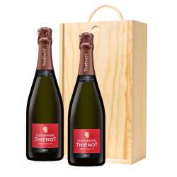 Buy & Send Thienot Brut Champagne 75cl Two Bottle Wooden Gift Boxed (2x75cl)