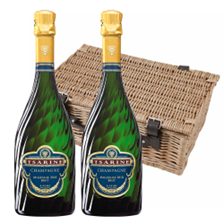 Buy & Send Tsarine Millesime 2008 Brut Champagne 75cl Twin Hamper (2x75cl)