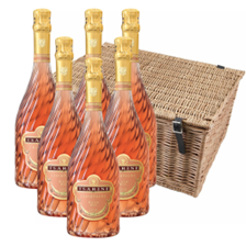 Buy & Send Tsarine Rose NV 75cl Champagne Case of 6 Hamper