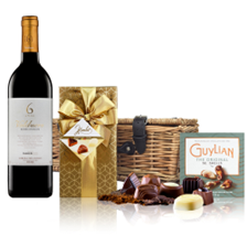 Buy & Send Valduero 6 Anos Reserva Premium 75cl Red Wine And Chocolates Hamper