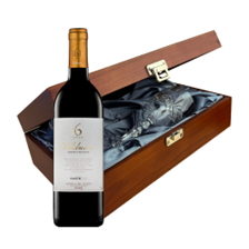 Buy & Send Valduero 6 Anos Reserva Premium 75cl Red Wine In Luxury Box With Royal Scot Wine Glass