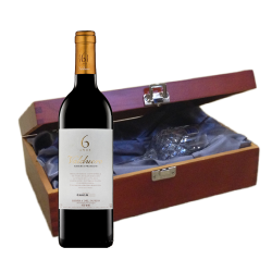 Buy & Send Valduero 6 Anos Reserva Premium In Luxury Box With Royal Scot Wine Glass
