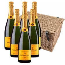 Buy & Send Veuve Clicquot Brut Yellow Label Champagne 75cl Case of 6 Hamper