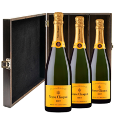 Buy & Send Veuve Clicquot Brut Yellow Label Champagne 75cl Treble Luxury Gift Boxed Champagne