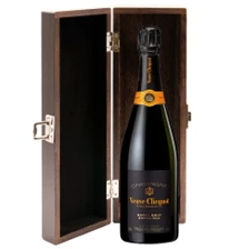 Buy & Send Veuve Clicquot Extra Brut Extra Old Champagne 75cl in Elm Wood Gift Box