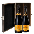 Buy & Send Veuve Clicquot Vintage 2015 Champagne 75cl Double Elm Wood Gift Boxed (2x75cl)