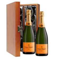 Buy & Send Veuve Clicquot Yellow Label Brut Champagne 75cl Double Luxury Gift Boxed Champagne (2x75cl)