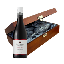 Buy & Send Villa Maria Pinot Noir Private Bin 75cl Red Wine In Luxury Box With Royal Scot Wine Glass