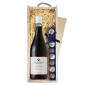 Buy & Send Villa Maria Pinot Noir Private Bin 75cl Red Wine & Truffles, Wooden Box