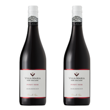 Buy & Send Villa Maria Pinot Noir Private Bin 75cl Red Wine Twin Set