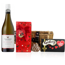 Buy & Send Villa Maria Private Bin Sauvignon Blanc 75cl White Wine And Chocolate Valentines Hamper