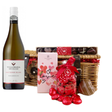 Buy & Send Villa Maria Private Bin Sauvignon Blanc 75cl White Wine And Chocolate Valentines Hamper