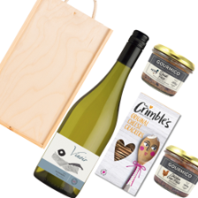 Buy & Send Vinoir Chardonnay 75cl White Wine And Pate Gift Box